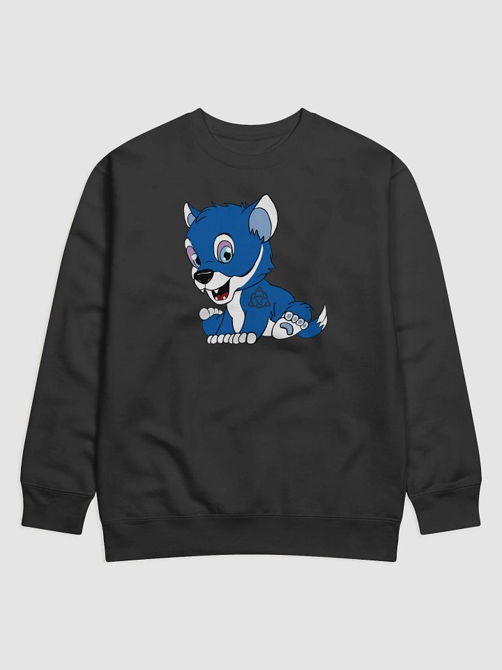 Blue Wolf & Celtic Knot Sweatshirt product image (6)
