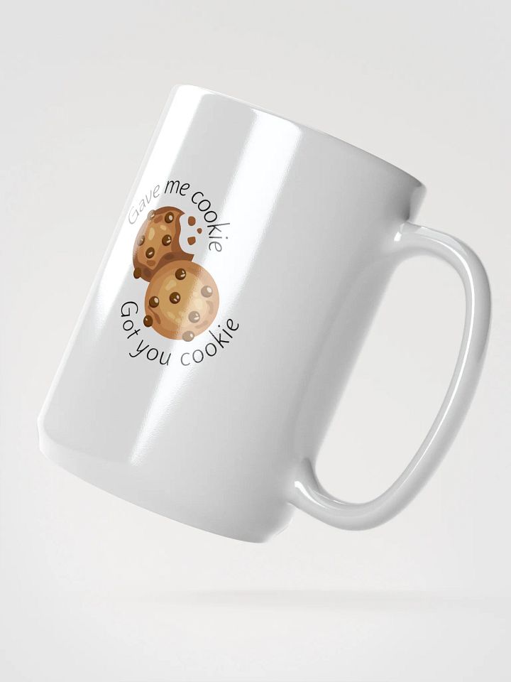 New Girl Nick & Schmidt Mug – White Glossy “Gave Me Cookie” TV Comedy Cup product image (2)