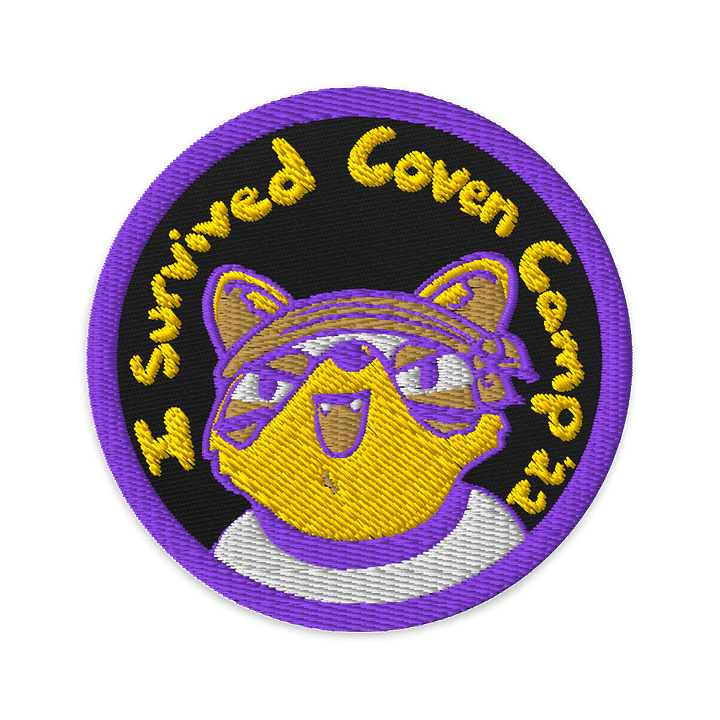 CC22 Traysh Pandas Gold Patch product image (1)