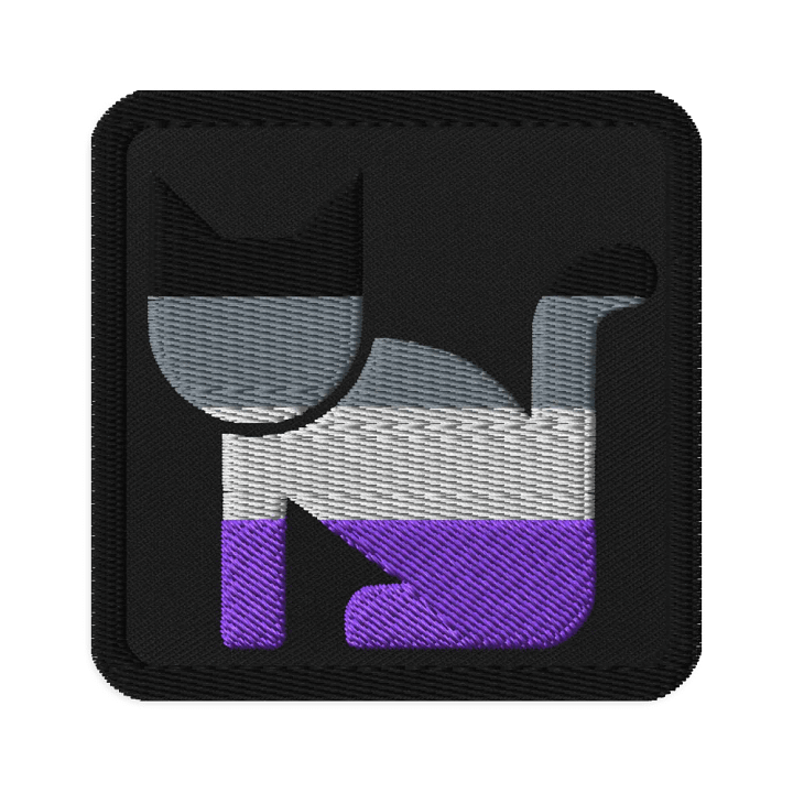 Ace Pride Cat Patch (Horizontal Flag) product image (1)