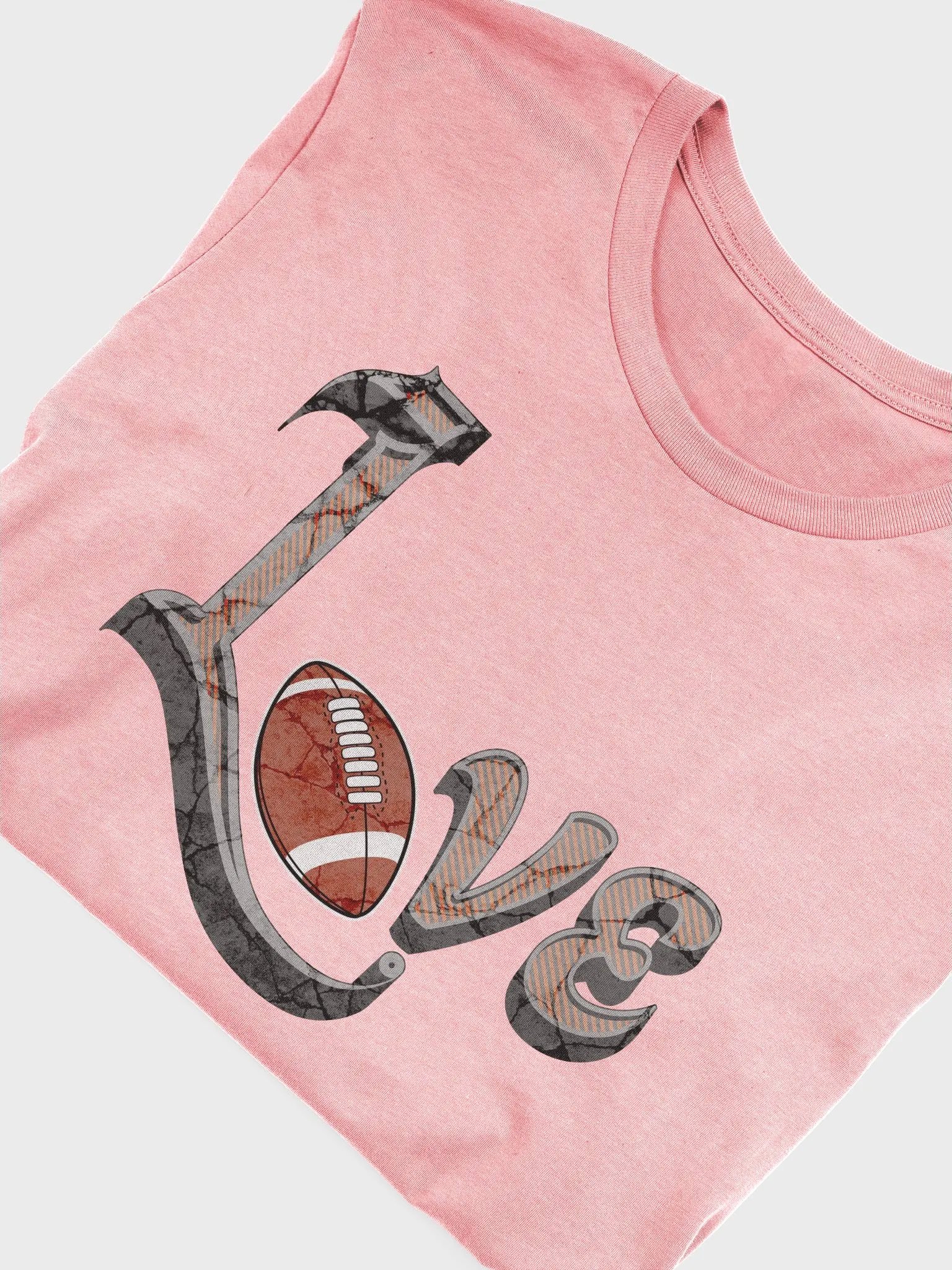 Love Football Textured T-Shirt product image (3)