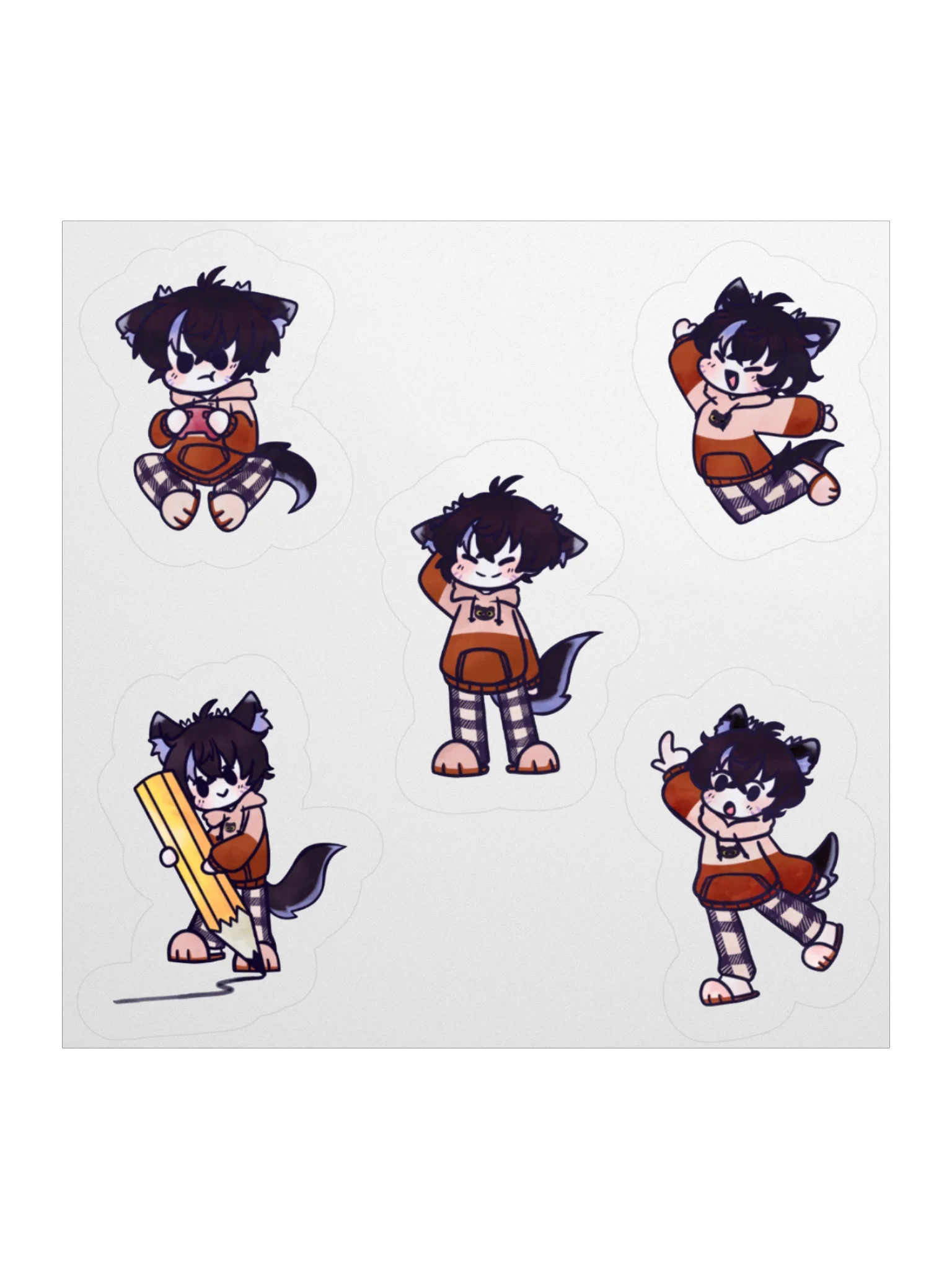 Little Chibi Sticker Sheet product image (2)