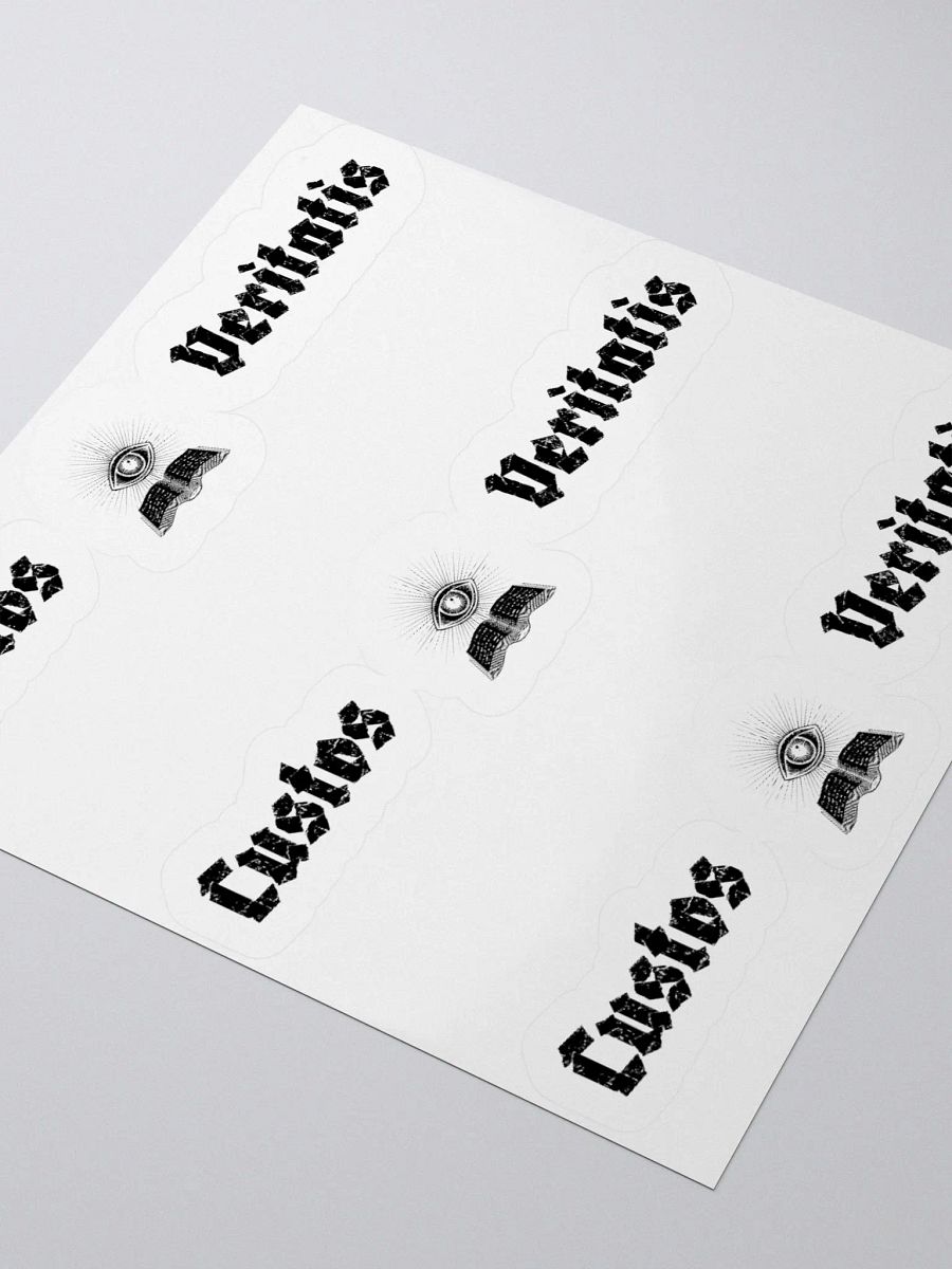 Custos Veritatis Black Eye Banner Sticker product image (3)
