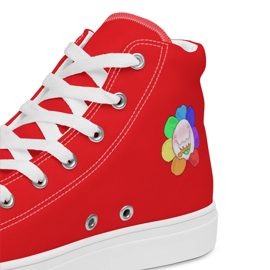 Red and White Flower Sneakers product image (21)