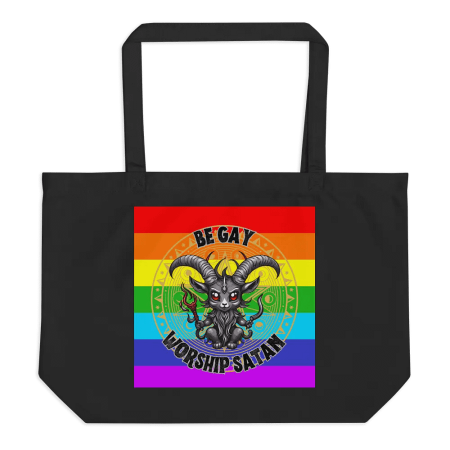 Be Gay Worship Satan Tote Bag product image (1)