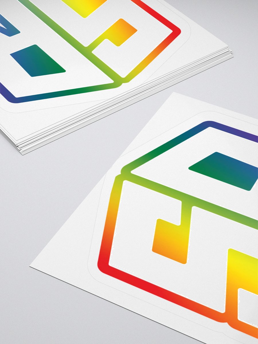 Rainbow Logo Sticker product image (10)
