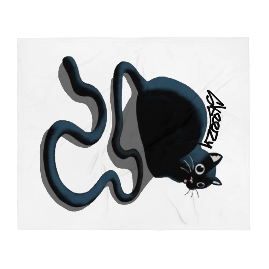 Derpy Cat Blanket product image (1)
