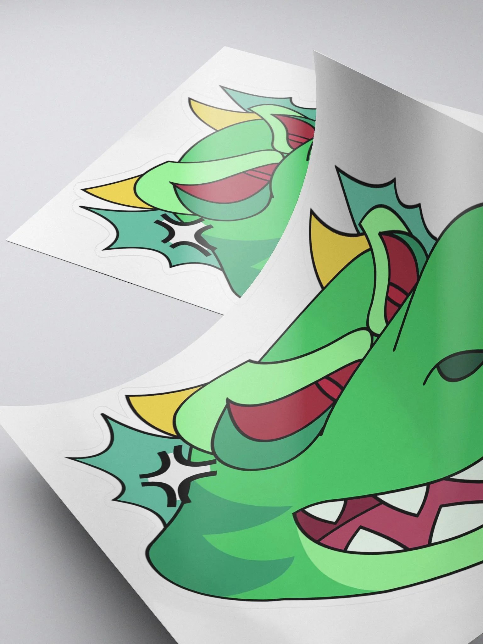 Angry Dragon Green Sticker product image (4)