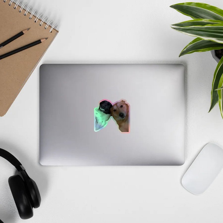 Holographic doggo Sticker product image (11)