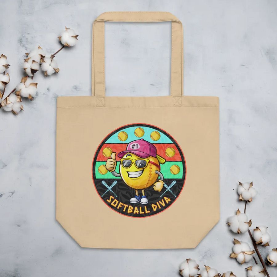 Softball Diva Eco Tote: Go Green in Style! product image (3)
