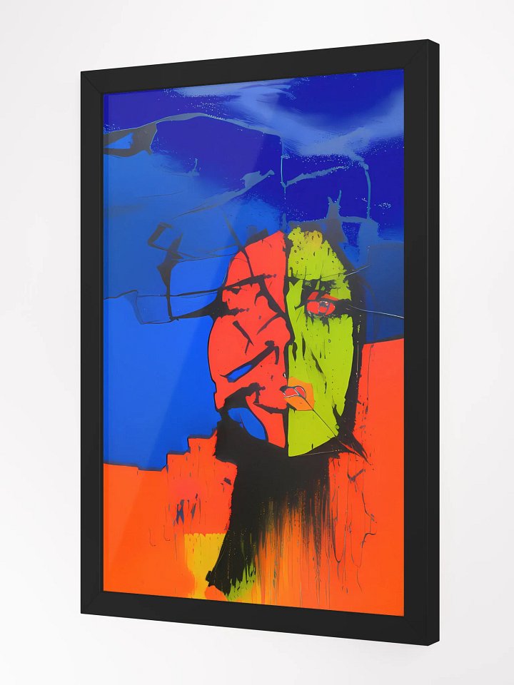 "Self Portrait in Abstraction" - Framed Poster product image (3)