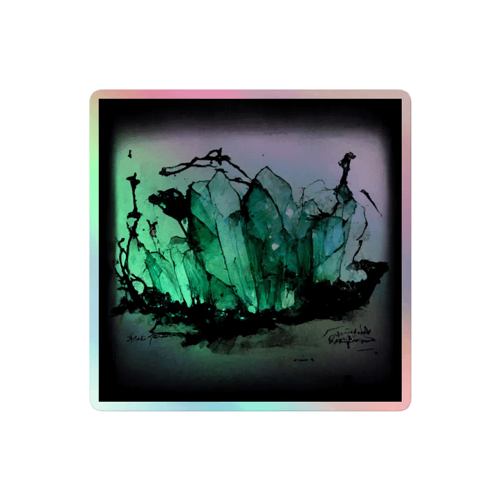 Enchanted Emerald Cluster Sticker Sheet product image (2)