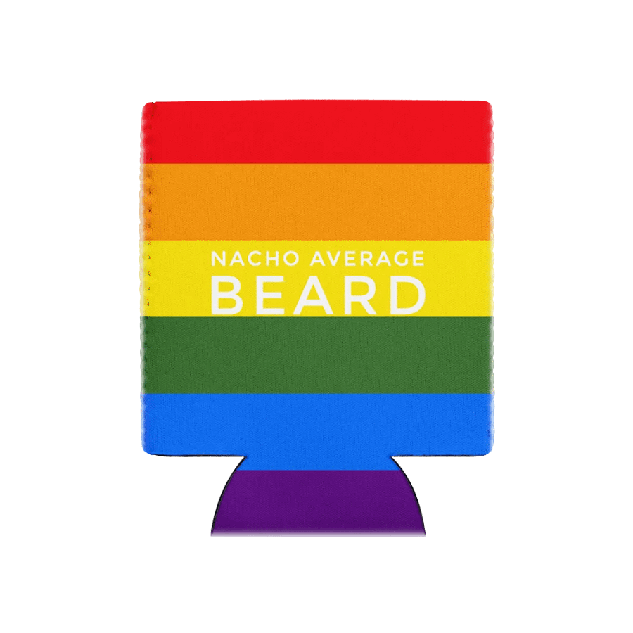 Coozie Can Cooler (Design: Nacho Average Beard) product image (1)