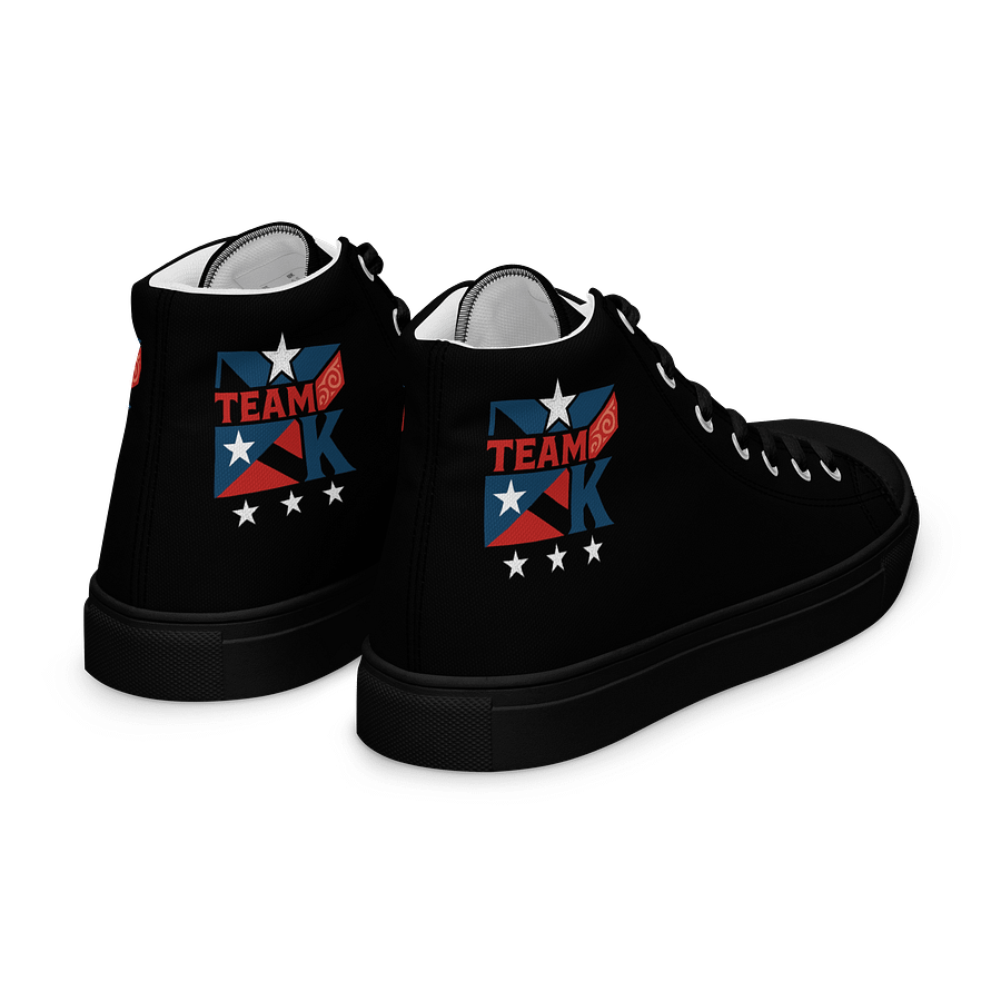 Team K Puerto Rico Women's High Top Canvas Shoes product image (10)