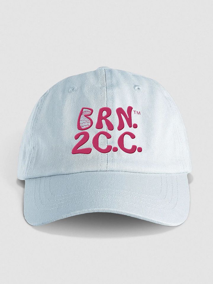 BRN.2C.C.™ | Pastel Dad Hat by Beechfield – Vibrant Pink Embroidered Logo | 100% Cotton, Adjustable Fit product image (1)