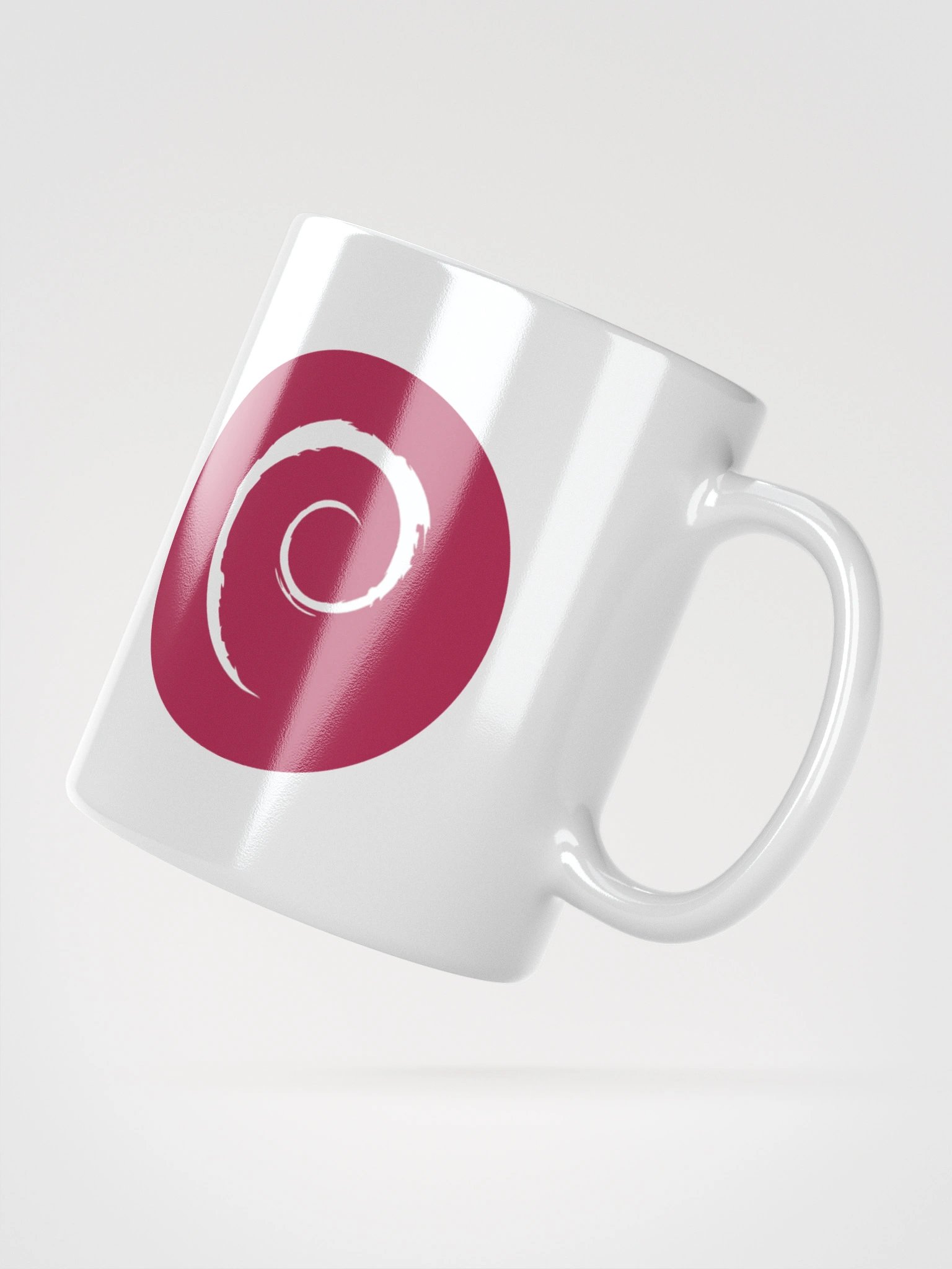 White Mug - Debian product image (2)