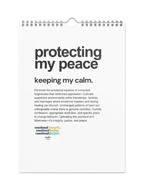 Official Planted By Calm | Calm Keepers Wall Calendar (Style 2, Choose Start Day) product image (1)