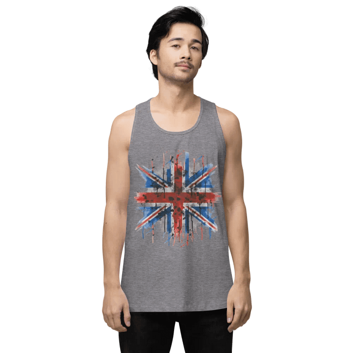 Urban Gaffiti Union Jack Mens Tank product image (1)
