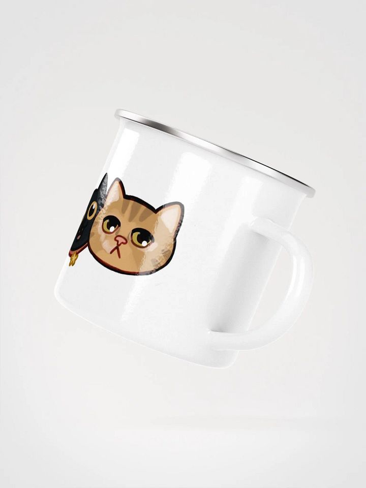 Straw Cat & Tao Purrfect Duo Enamel Mug product image (2)