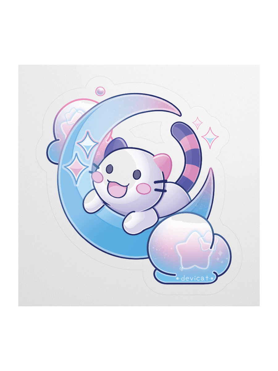 Sticker • CandiCat on the Moon • 2025 product image (1)