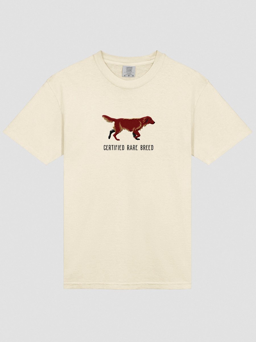 Certified Rare Breed T-Shirt(Embroidered) of a Flat-Coated Retriever(Chocolate) product image (53)