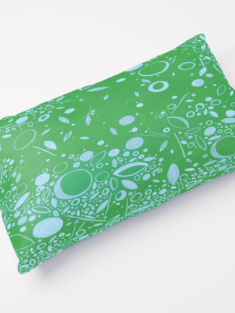 Long Graphic Green Pillow product image (5)
