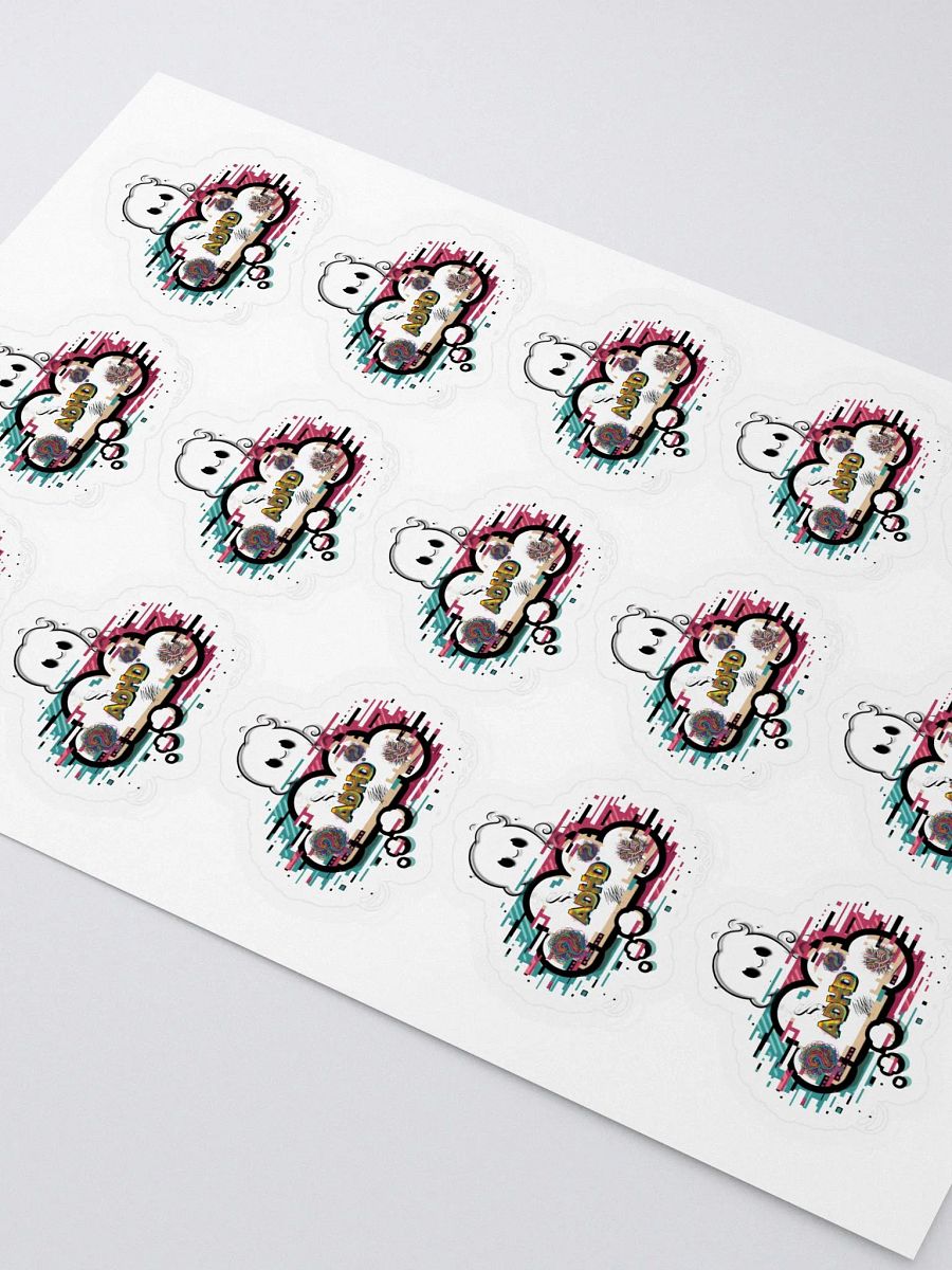 ADHD Kiss Cut Sticker Sheet product image (2)
