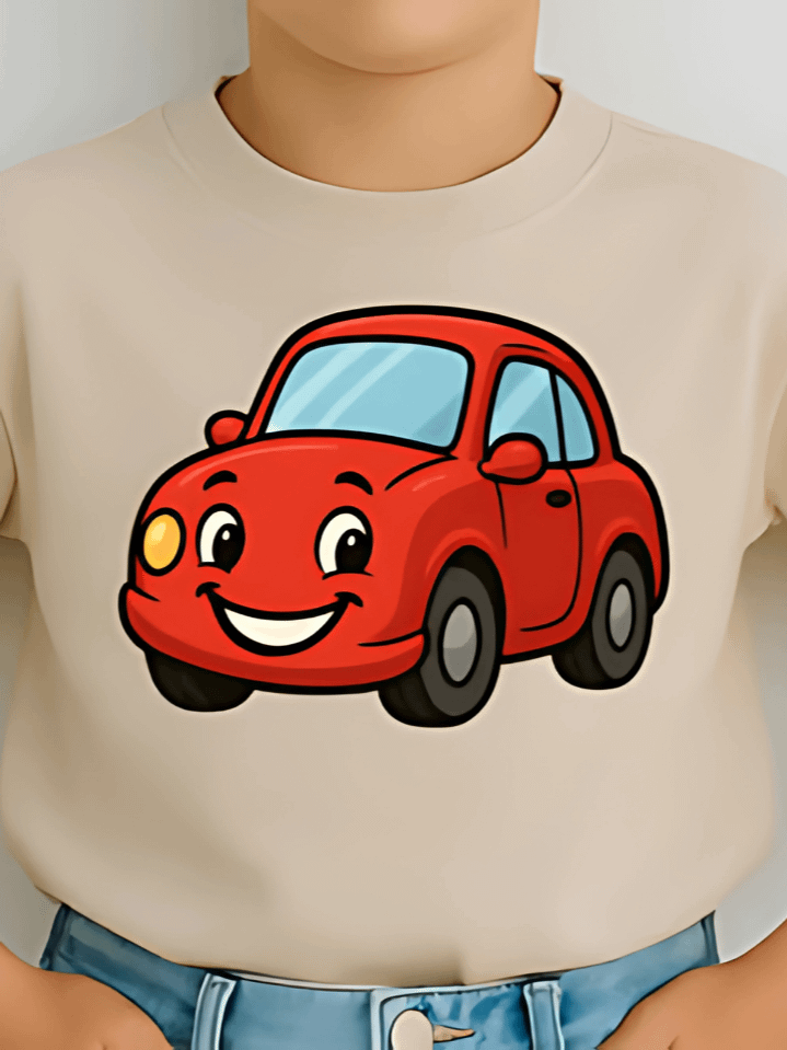 Red Racing Car Sublimation PNG – Bold T-Shirt Design for Kids & Speed Lovers – Fast Vehicle Art for Car Enthusiasts – 300 DPI Instant Digital Download product image (1)