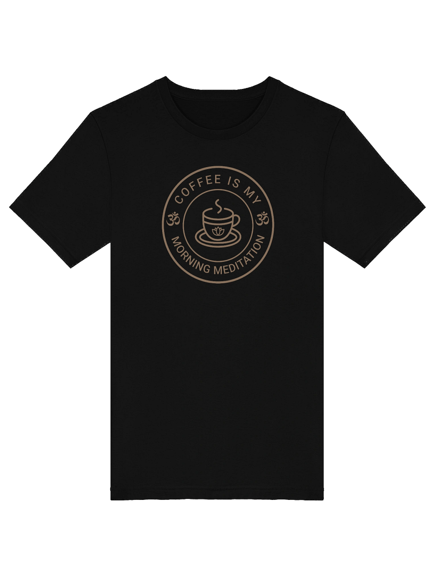 Coffee is my Morning Meditation | Bella+Canvas Supersoft T-Shirt product image (5)