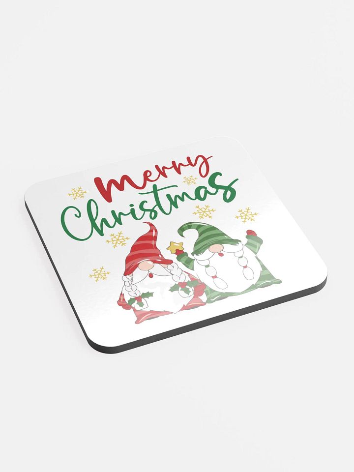 Merry Christmas Gnomes Winter Themed Coaster product image (2)