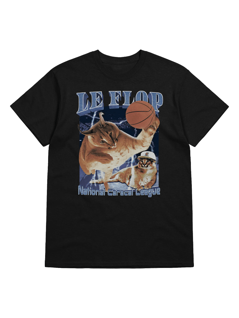 "LE FLOP" VINTAGE BASKETBALL TEE