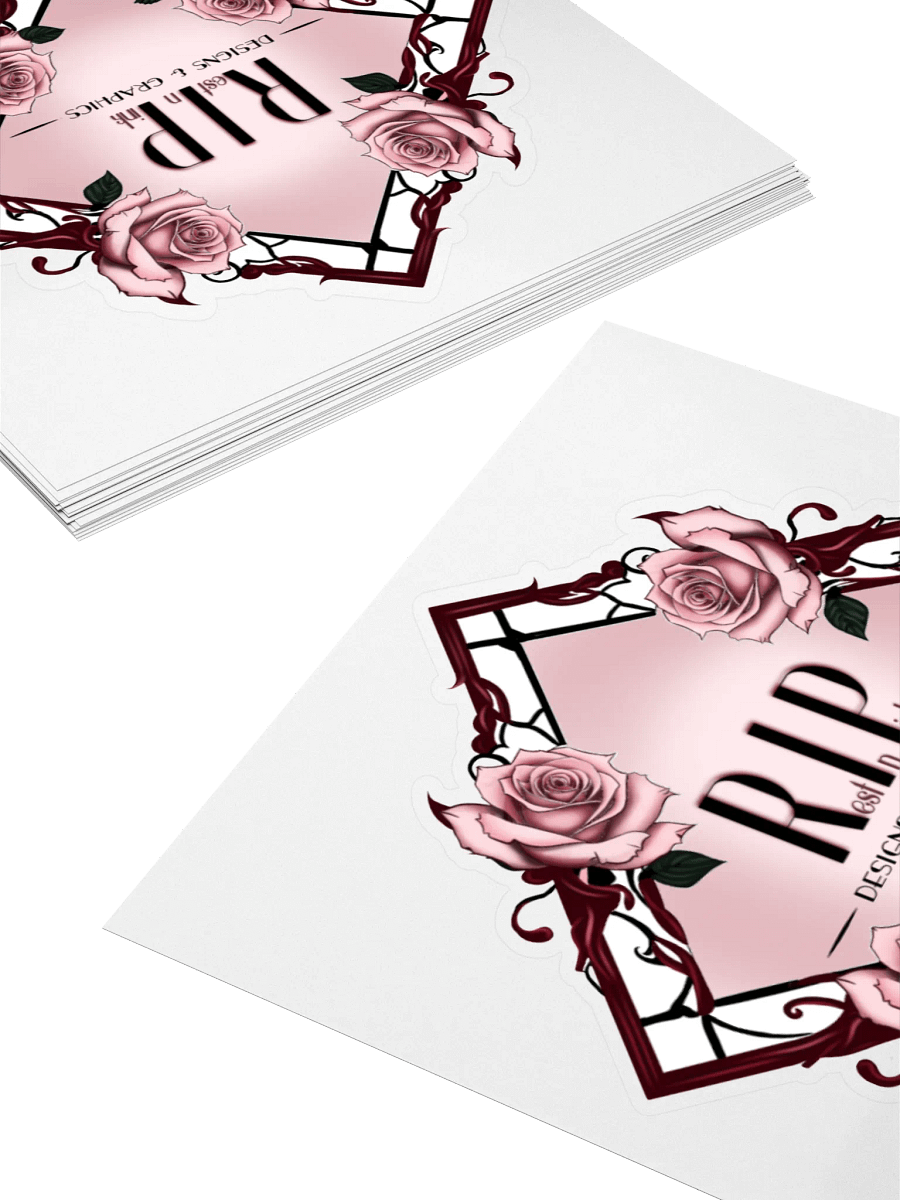 RIP Full Logo Kiss Cut Stickers product image (10)