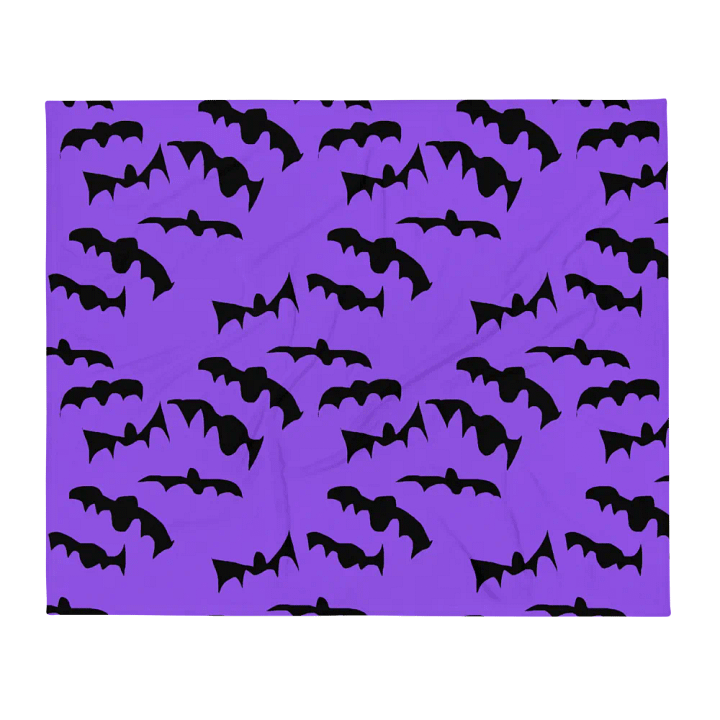 Bats Pattern Throw Blanket product image (13)