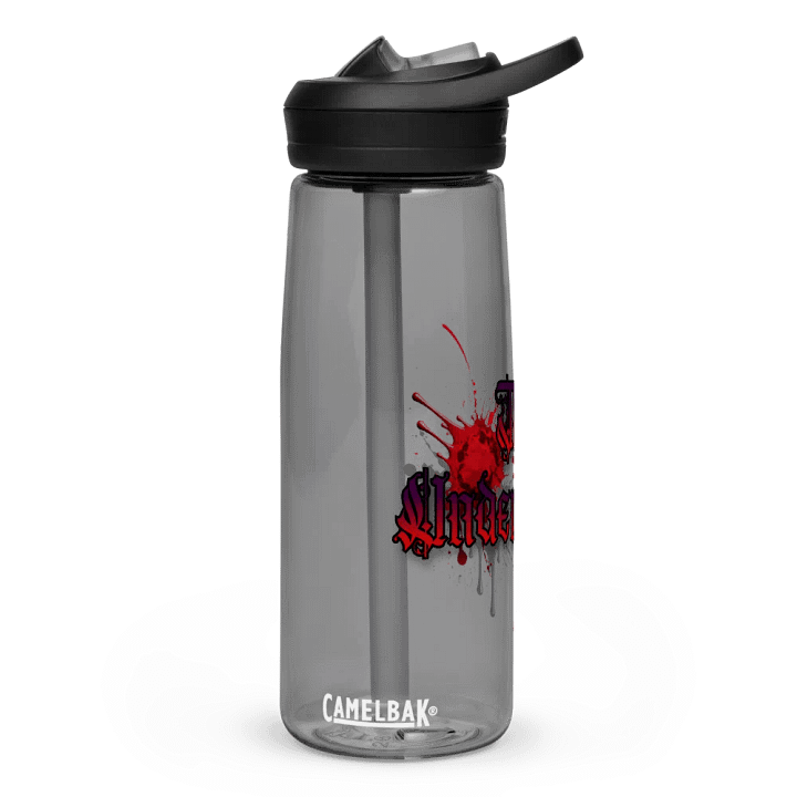 Eerie Gothic Skull Sports Water Bottle product image (1)