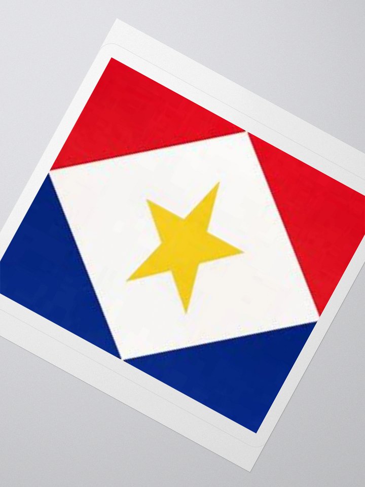 Saba Flag Sticker - Durable Vinyl for Indoor Use - Multiple Sizes Available product image (4)