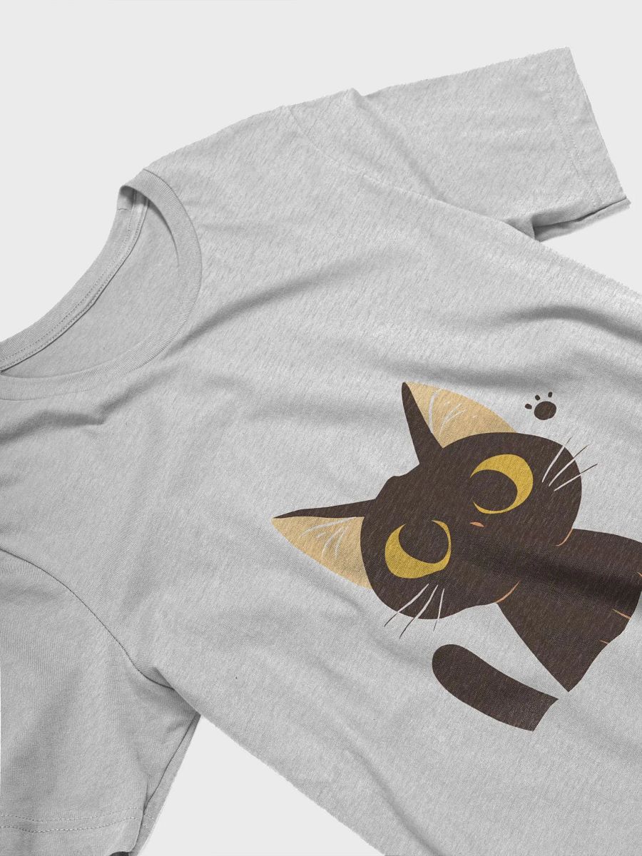 Cute cartoon black cat headshot product image (14)