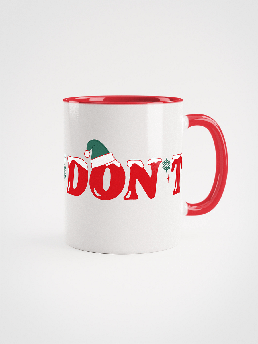 DON'T Christmas Mug - Red product image (3)