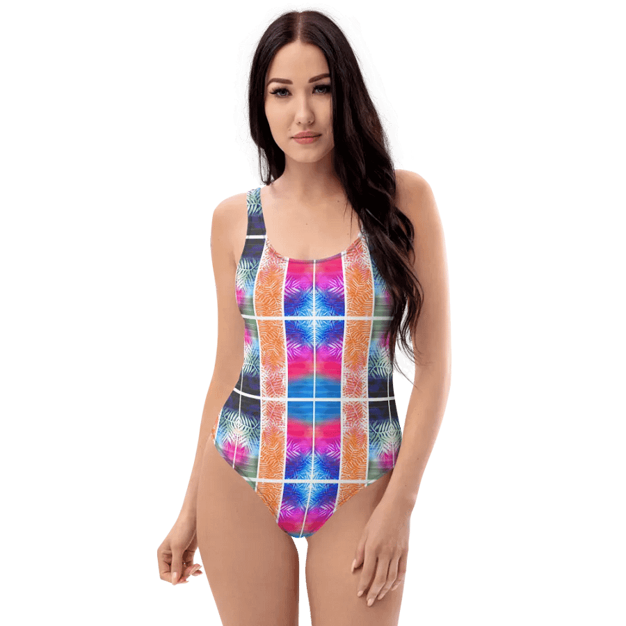 Floral Block One-Piece Swimsuit product image (6)