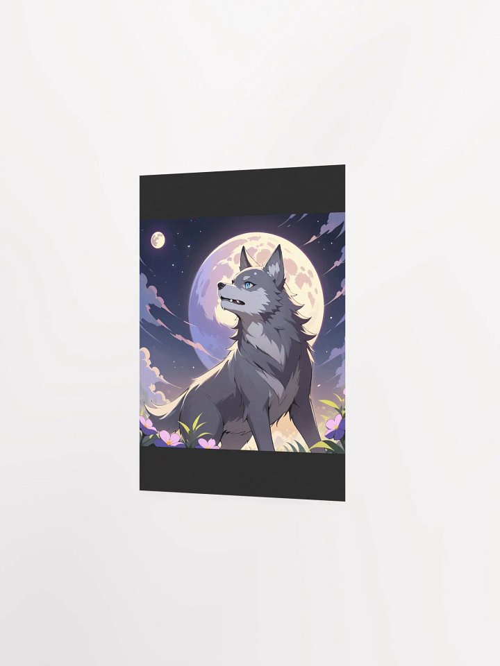Moonlit Wolf Poster product image (26)
