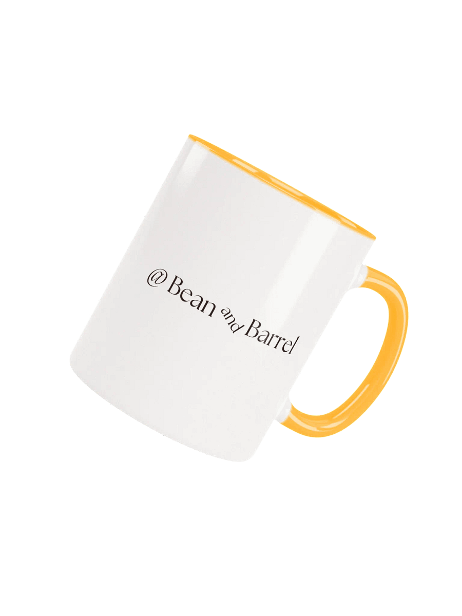 Bean and Barrel White Coffee Mug with Colored Interior product image (2)