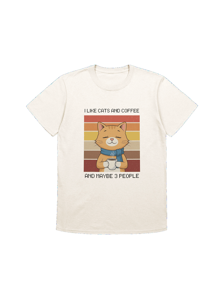 Cozy Cat Coffee T-Shirt product image (4)