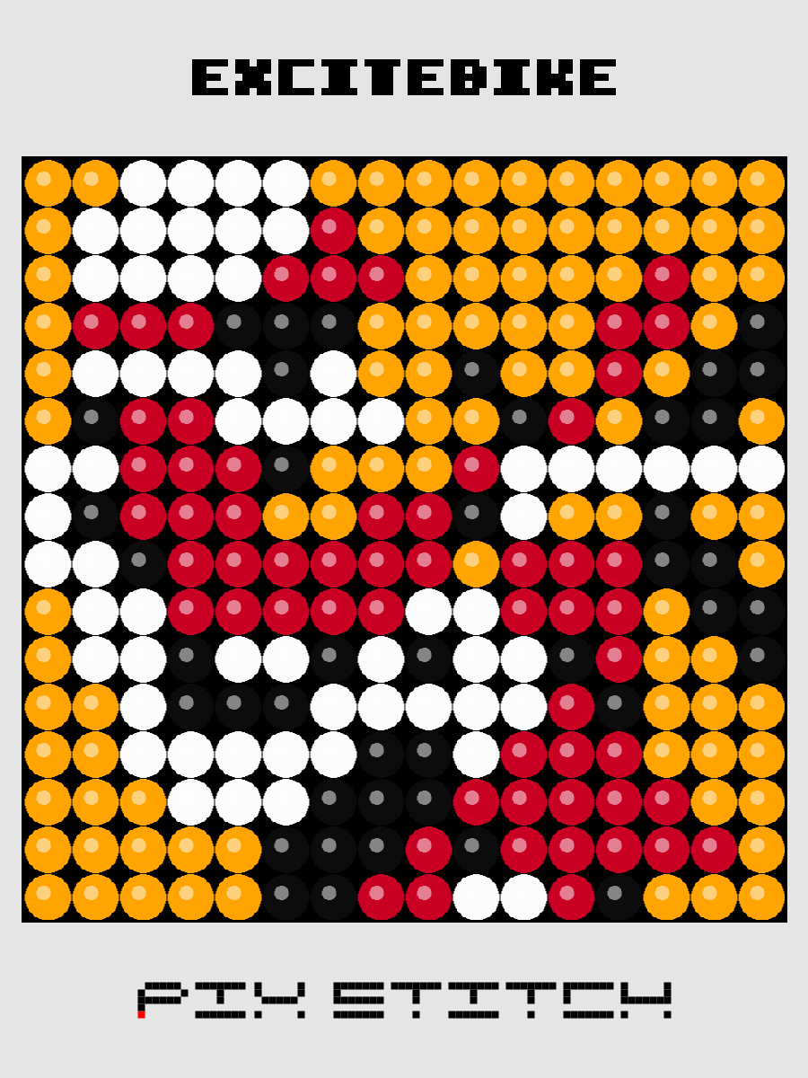 Excitebike Pixel Art product image (1)