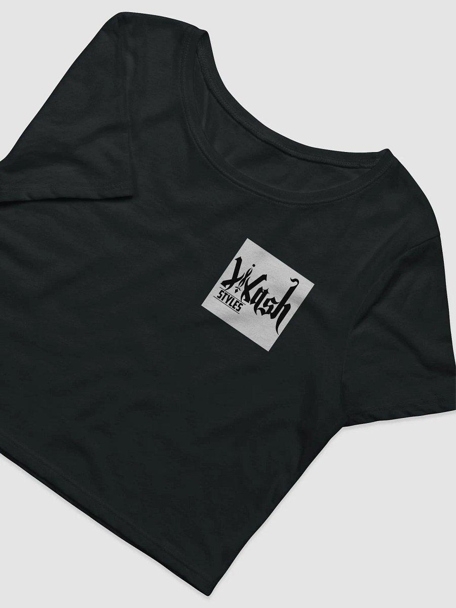 WASH STYLES LOGO WOMEN'S CROP T SHIRT product image (7)