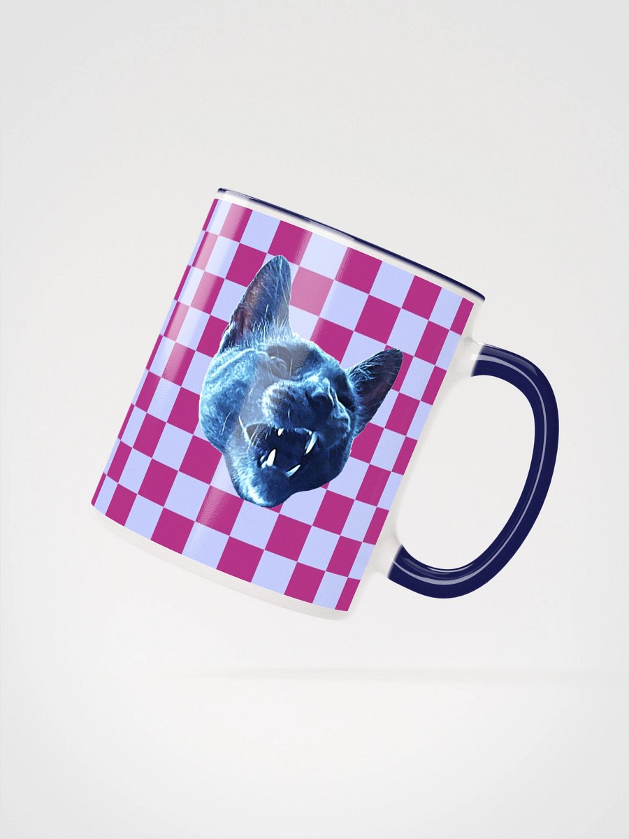 Checkered Gizmo Mug in Cyclamen product image (23)