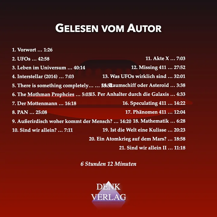 GT12: UFOs - Gedankenspiele Thema - Hörbuch product image (2)