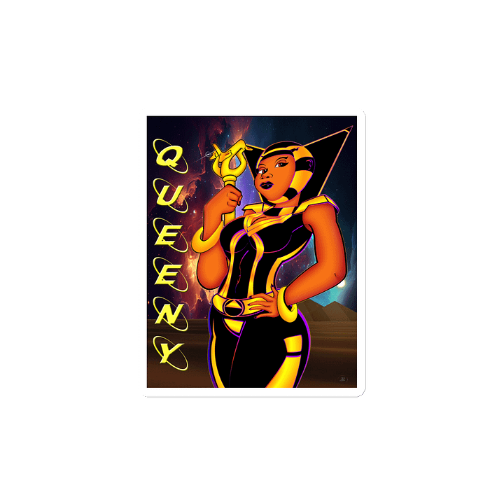 Queeny Egyptian-Inspired Die-Cut Magnets Full Image product image (2)