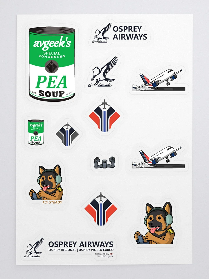 British Avgeek Sticker Pack product image (1)