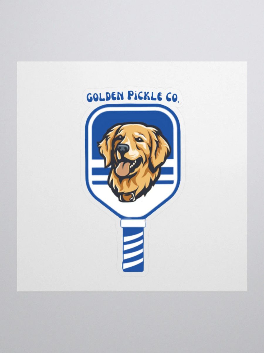 Happy Retriever Golden Pickle Stickers product image (1)