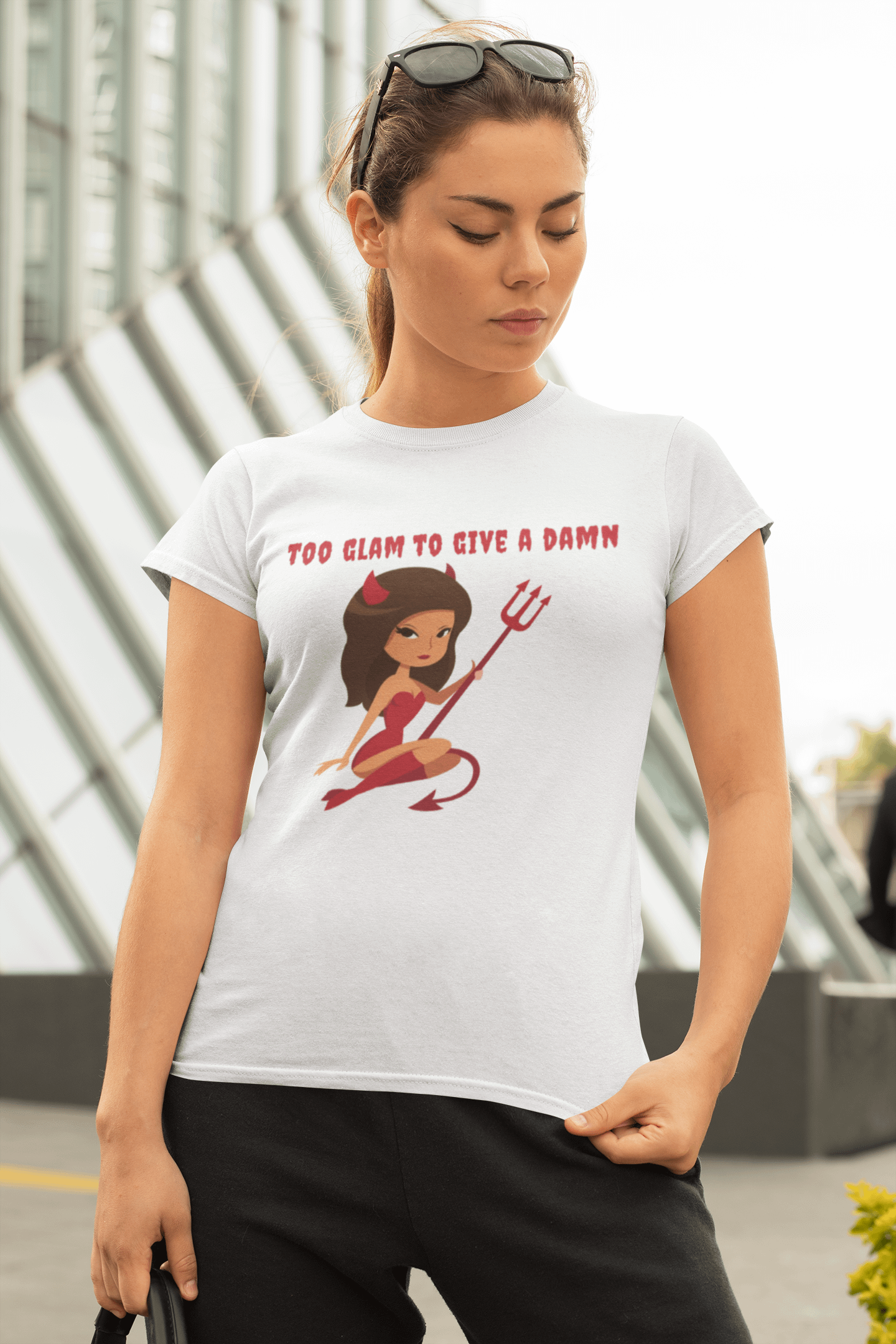 Too Glam Demon Girl T-Shirt product image (1)