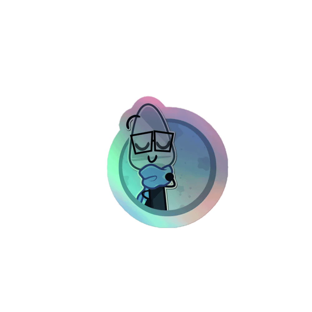 UPDATED Slice Icon Sticker || Planet Hoppers product image (1)